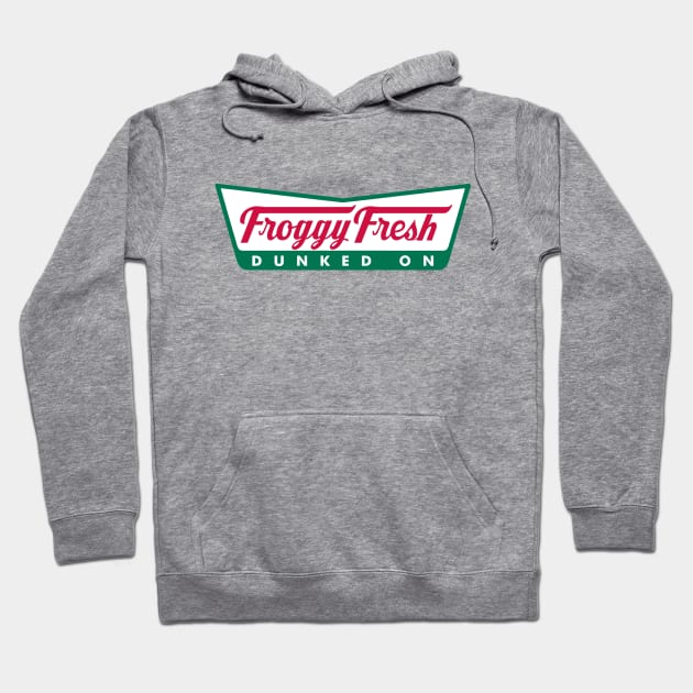 Froggy Fresh - Dunked On Hoodie by mercenary